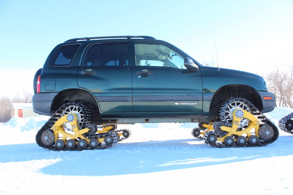 Mattracks on SUV
